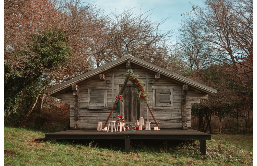Arche triangle en bois