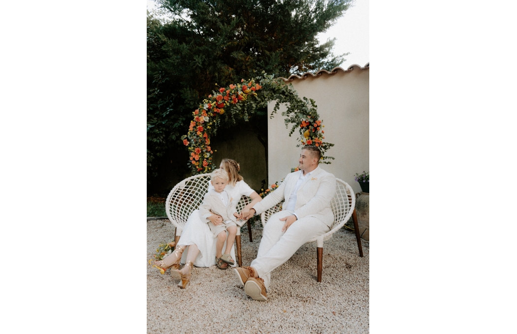 Fauteuil macramé